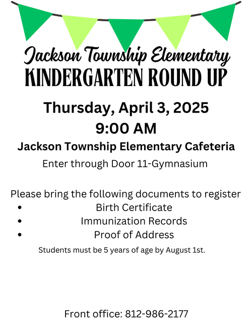 Kindergarten Round Up